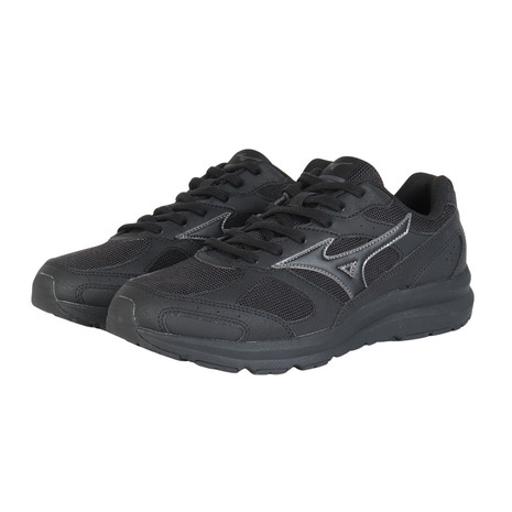 【10％OFFクーポン対象！4/16まで】ミズノ（MIZUNO）（メンズ、レディース）スニーカー ウォーキングシューズ ウエーブ フリーライド ネクスト ブラック B1GR260109 スポーツ シューズ
