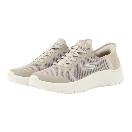 スケッチャーズ（SKECHERS）（レディース）スニーカー ウォーキングシューズ スリップインズ ゴー ウォーク フレックス グランド エントリー ベージュ 124836-TPE スポーツシューズ