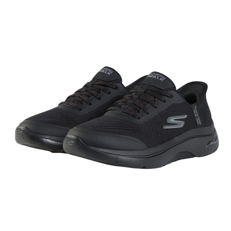 スケッチャーズ（SKECHERS）（レディース）ウォーキングシューズ スリップインズ ゴーウォーク アーチフィット 2.0 黒 125319-BBK スニーカー ハンズフリー