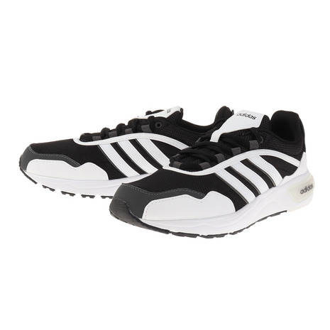アディダス adidas 90s 白 FW7064 ブラック スポーツ ウォーキング ホワイト 黒 靴 ランニングシューズ ランナー スニーカー  シンプル