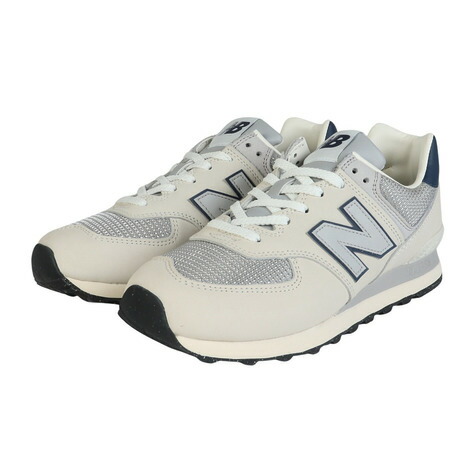 【ポイント10倍！要エントリー★4/7 00:00-4/10 01:59まで】ニューバランス（new balance）（メンズ、レディース）スニーカー スポーツシューズ 574 オフホワイト U574SRRD カジュアルシューズ スエード