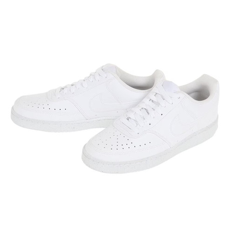ナイキ(NIKE)(メンズ)スニーカー スポーツシューズ コート ビジョン ロー ネクスト ネイチャー DH2987-100 ホワイト 白 通学 学生