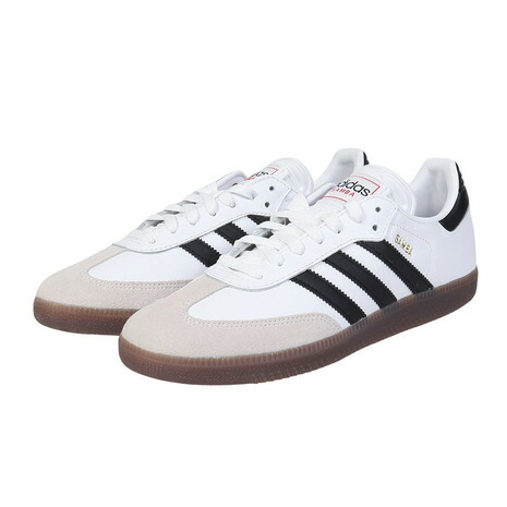 【15％OFFクーポン対象！4/21まで】アディダス（adidas）（メンズ、レディース）スニーカー サンバ ホワイト ブラック IH6001 快適 タウン 日常履き 10,296円