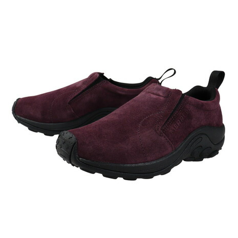 メレル(MERRELL)(レディース)モックシューズ スリッポン 撥水加工 ジャングル モック 005026 エンジ BURGUNDY スニーカー 秋冬用 室内履き 軽量|SuperSportsXEBIO支店