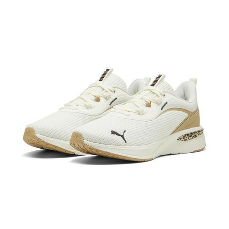 プーマ（PUMA）（レディース）スニーカー スポーツシューズ ソフトライド チャーム アニマル ベージュ 31296702 カジュアルシューズ