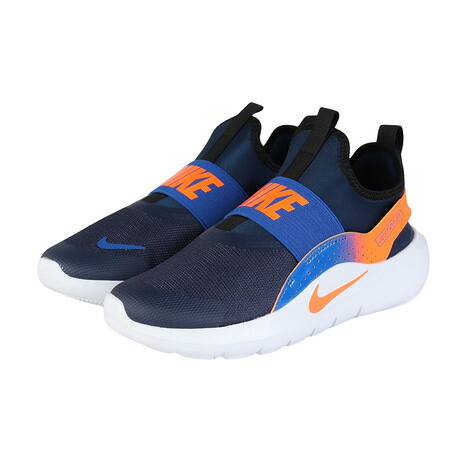 ナイキ（NIKE）（キッズ）ジュニア スニーカー スポーツシューズ フレックス ランナー 4 GS ネイビー IF2893-401 カジュアルシューズ