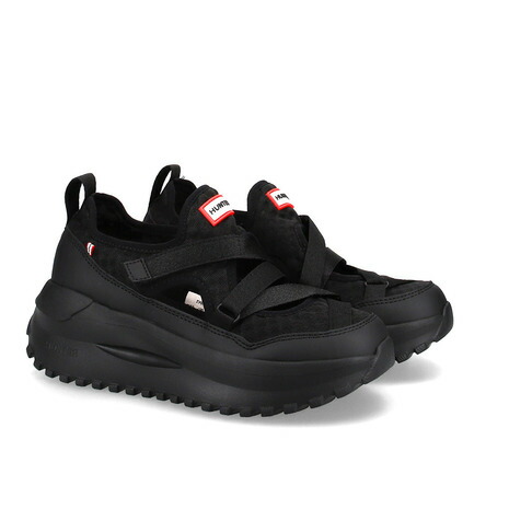 ハンター（Hunter）（レディース）サンダル トラベル フロー メリー ジェーン トレーナー ブラック WFF3123MSH-BLK｜SuperSportsXEBIO支店