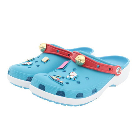 クロックス（crocs）（メンズ、レディース）サンダル ドラえもん クラシック クロッグ ブルー 211691-90H スポーツサンダル カジュアル