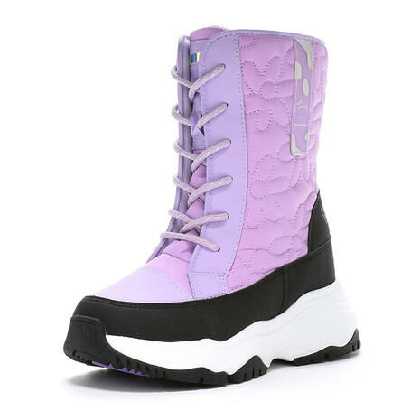 ムーンスター(MoonStar)(キッズ)ジュニアボアブーツ ガールズ スノトレ スノーシューズ ニーモ LONG DOWN BOOTS NMWPJ025 13662709