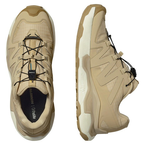 サロモン（SALOMON）（レディース）カジュアルシューズ スニーカー XC ローム ゴアテックス ベージュ L49127300 スポーツシューズ アウトドア 防水
