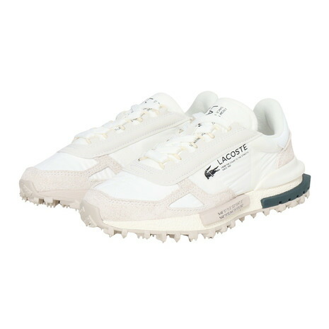 ラコステ（LACOSTE）（レディース）カジュアルシューズ エリート アクティブ 223 1 SMA ホワイト グリーン 46SFA00081R5 スニーカー タウンシューズ