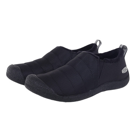 キーン（KEEN）（レディース）モックシューズ スリッポン レディース 黒 ハウザー 2 ブラック 1023981 カジュアル スニーカー 秋冬用 室内履き
