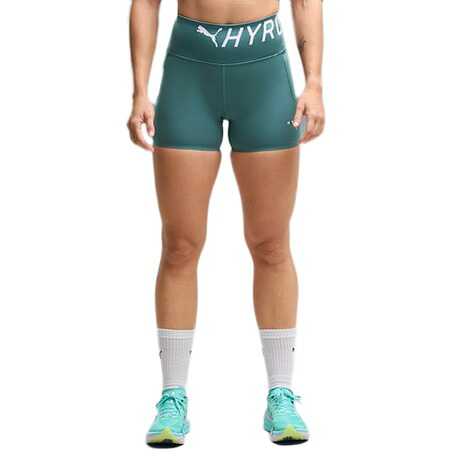 プーマ(PUMA)(レディース)トレーニング PUMA x HYROX PWRMODE 4インチ ショートタイツ 529151 69 DGRN|SuperSportsXEBIO支店