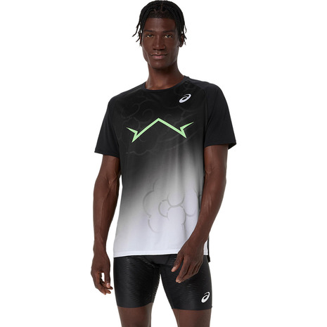 アシックス（ASICS）（メンズ）ライトニットショートスリーブトップ 2091A816.001