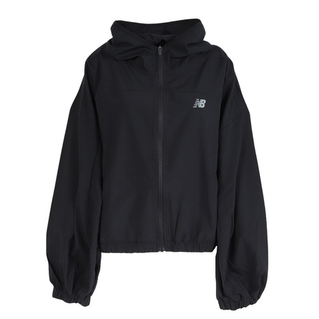 【ポイント10倍！要エントリー★4/7 00:00-4/10 01:59まで】ニューバランス（new balance）（レディース）スポーツ ウーブン ジャケット WJ6129DFBK