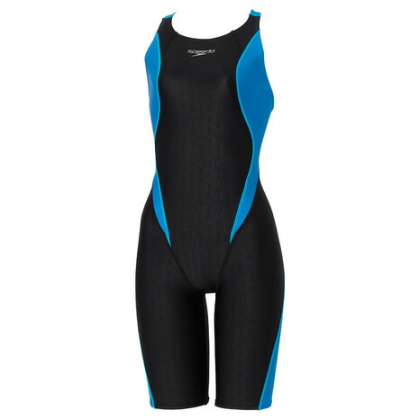 スピード(SPEEDO)(レディース)競泳水着 レディース 水泳 フレックスシグマニューセミオープンバックニースキン2 WA承認モデル SCW12602F KB
