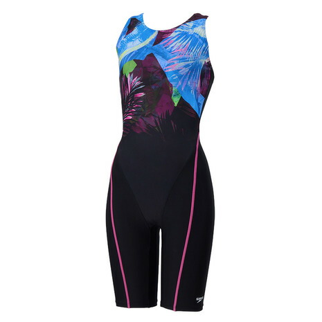 スピード（SPEEDO）（レディース）フィットネス水着 レディース 水泳 ナヘレルースンニースキン 青 M-LLサイズ SFW12567 BL オールインワン スイムウェア