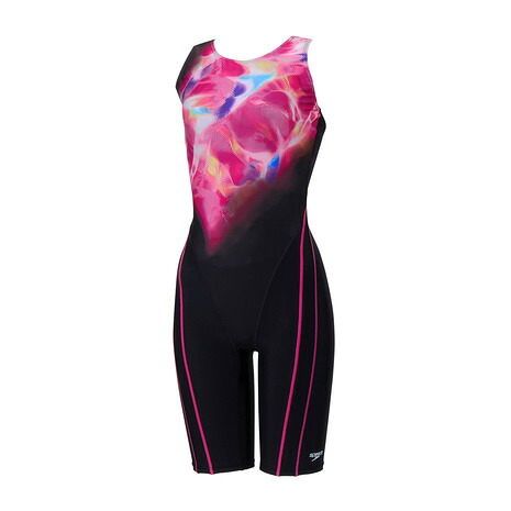 スピード（SPEEDO）（レディース）フィットネス水着 レディース 水泳 カラーオブウェーブス ルースン ニースキン SFW12612 PN