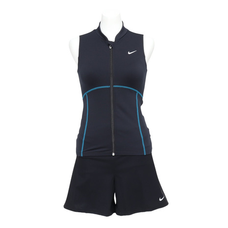 ナイキ（NIKE）（レディース）水着 レディース 水泳 ウェーブスタイルセパレーツ 黒 ブラック M-LLサイズ 2993155-009