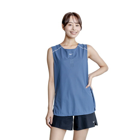ナイキ（NIKE）（レディース）水着 レディース 水泳 ナチュラルスタイルセパレーツ ブルー×ブラックM-LLサイズ 2993156-010
