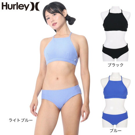 新品 Hurley ビキニセット ブルー Sサイズ Hurley ハーレー（HURLEY）（レディース）ビキニ セット 水着
