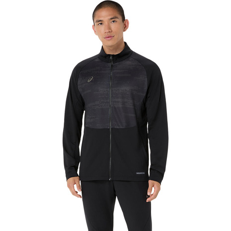 【ポイント10倍！要エントリー★4/7 00:00-4/10 01:59まで】アシックス（ASICS）（メンズ）ACTIMOTION ドライグラフィックストレッチジャケット 2033C027.001