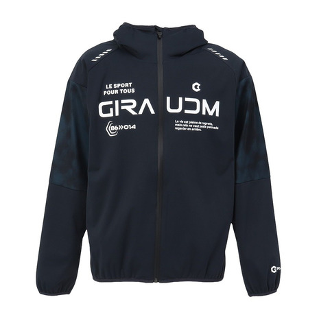 【10％OFFクーポン対象！4/9まで】ジローム（GIRAUDM）（メンズ）ウインドクロス PROOFニット ジャケット WU5F0010-TR851-GRGH NVY