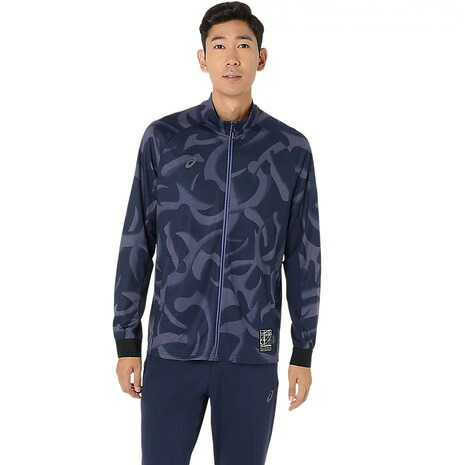 【ポイント10倍！要エントリー★4/7 00:00-4/10 01:59まで】アシックス（ASICS）（メンズ）ドライグラフィックストレッチニットジャケット 2031E985.400 5,271円