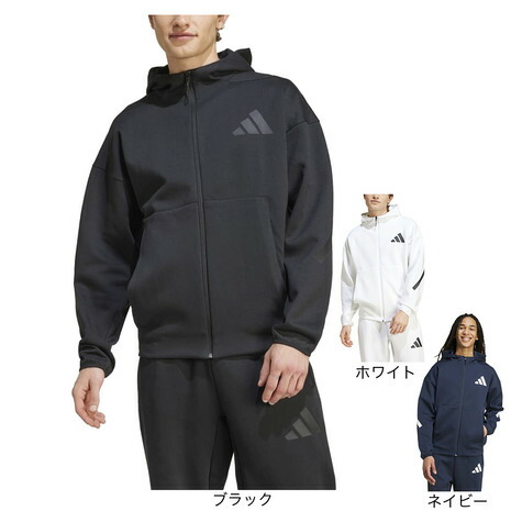 楽天市場】アディダス M ZNE FZ フーディ 大人用 スウェットパーカー