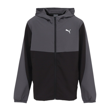 プーマ（PUMA）（メンズ）ランニング クロス ウーブンジャケット 528805 07 GRY