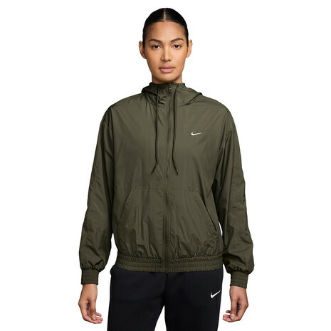 ナイキ(NIKE)(レディース)スポーツウェア クラシック ウーブン ルーズ UV プロテクション フーデッド ジャケット FV6299-222