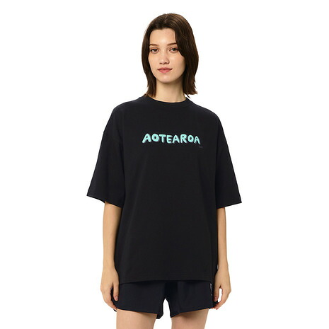カンタベリー（canterbury）（メンズ、レディース）ショートスリーブ アオテアロア Tシャツ RSU32618 K