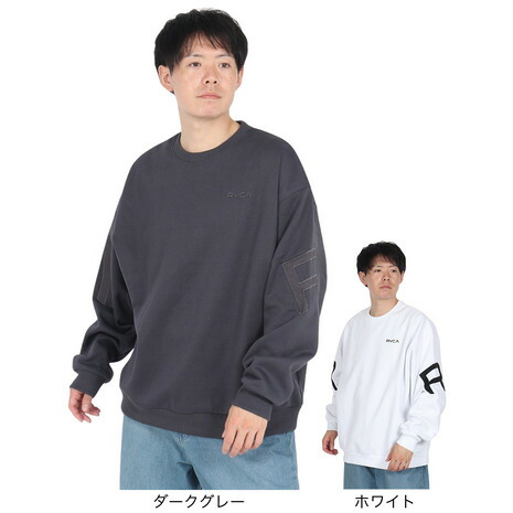 ルーカ（RVCA）（メンズ）FAKE RVCA クルーネックトレーナー BE042032