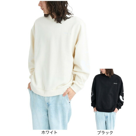 ルーカ（RVCA）（メンズ）STACKHOUSE クルースウェット BF042003｜SuperSportsXEBIO支店