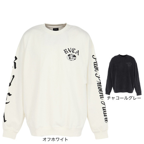 ルーカ（RVCA）（メンズ）VA WORLD WIDE CR トレーナー BF042054 ANW