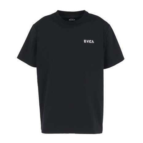ルーカ(RVCA)(メンズ)BACK SIDE OE ARCH SFST サーフTシャツ 26SP BG041858 BLK