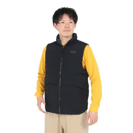 ジャックウルフスキン（JackWolfskin）（メンズ）ランバージャック ダウンベスト A63197-6000
