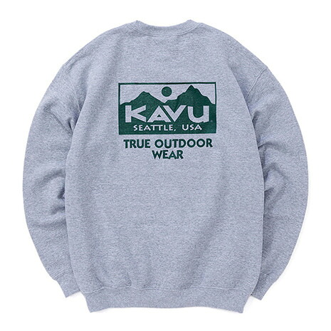 カブー（KAVU）（メンズ）トゥルーロゴ スウェット 19822333