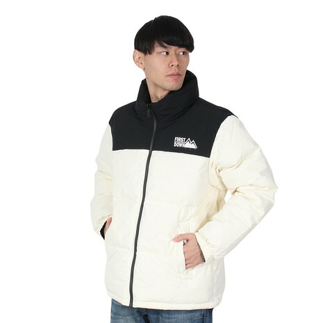 ファーストダウン(FIRSTDOWN)(メンズ)バブルダウンジャケット マイクロフト F742001 OWHT|SuperSportsXEBIO支店