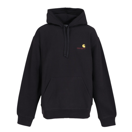 カーハート（CARHARTT）（メンズ）フーデッド アメリカン スクリプト スウェットシャツ I02827989XX25FW｜SuperSportsXEBIO支店