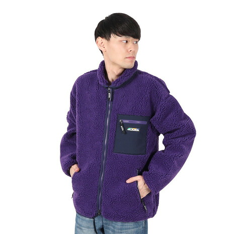 マナスタッシュ(MANASTASH)(メンズ)マウントゴリラジャケットフリース 792-4252002 PURPLE|SuperSportsXEBIO支店
