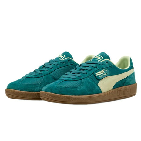 プーマ(PUMA)(メンズ、レディース)タウンシューズ パレルモ ヴィンテージ アップデート スニーカー グリーン 40136406 スポーツ カジュアル シューズ|SuperSportsXEBIO支店