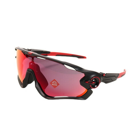 オークリー（OAKLEY）（メンズ）サングラス JAWBREAKER MtBk/PRd 92902031M ケース付 UV シンプル