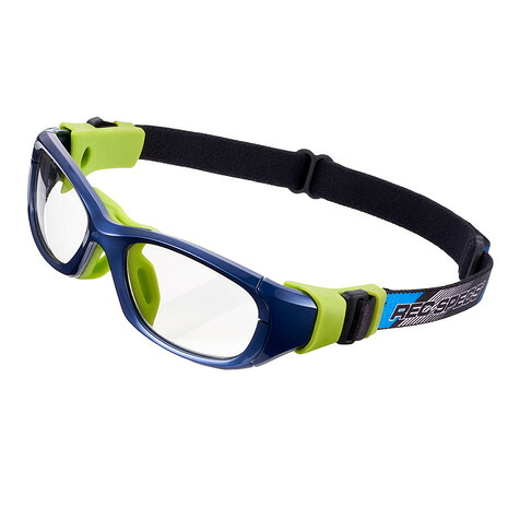 レックスペック(REC SPECS)(キッズ)メガネフレーム スポーツ 眼鏡 ゴーグル REC-RS51 NVGR53※フレームのみ スポーツメガネ 保護用スポーツアイウェア|SuperSportsXEBIO支店