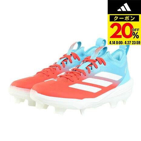 【20％OFFクーポン対象！4/27まで】アディダス（adidas）（メンズ）野球スパイク アディゼロ インパクト TPU キャンディー スパイク JR7826