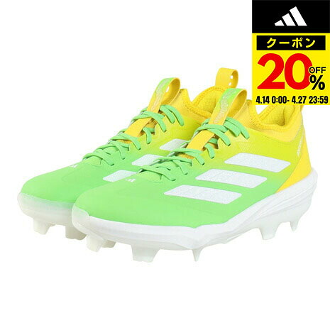 【20％OFFクーポン対象！4/27まで】アディダス（adidas）（メンズ）野球スパイク アディゼロ インパクト TPU キャンディー スパイク JR7827