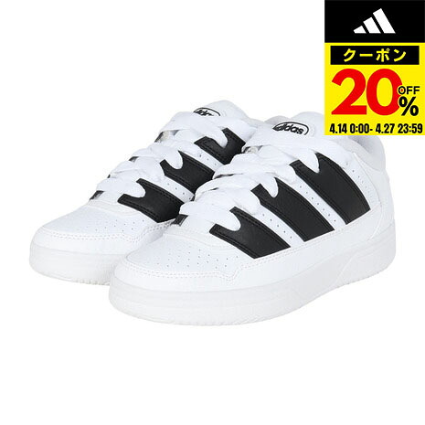 【50％OFFクーポン対象！4/17まで】アディダス（adidas）（メンズ、レディース）スニーカー スポーツシューズ ターンアラウンドシューズ ホワイト ブラック JS0145 カジュアルシューズ スポーツ