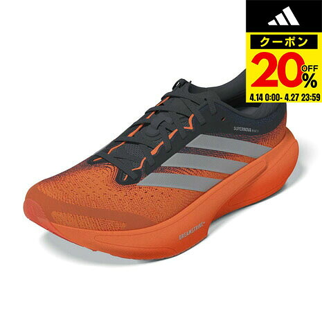 【20％OFFクーポン対象！4/27まで】アディダス（adidas）（メンズ）ランニングシューズ ジョギングシューズ スーパーノヴァ ライズ 3 ランニング レッド グレー OMW04-JP8689 スポーツ