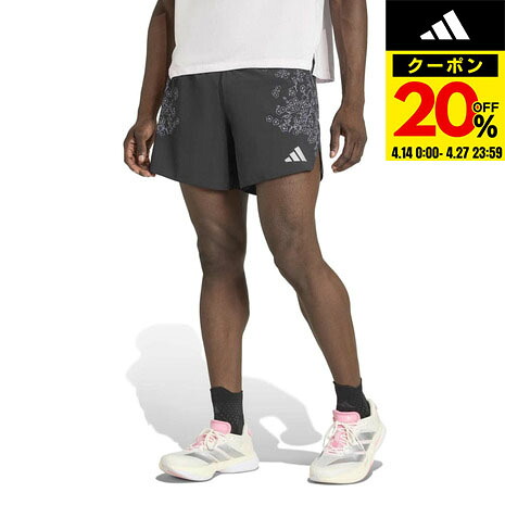 【20％OFFクーポン対象！4/27まで】アディダス（adidas）（メンズ）アディゼロ 東京ランニング ジェルポケットショーツ SAKURA PACK BY835-KG3454