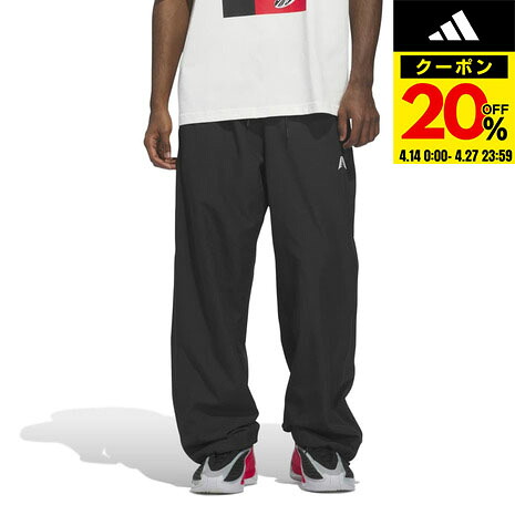 【20％OFFクーポン対象！4/27まで】アディダス（adidas）（メンズ）バスケットボールウェア アンソニー・エドワーズ ファンデーション トラックパンツ DVZ53-KF3246